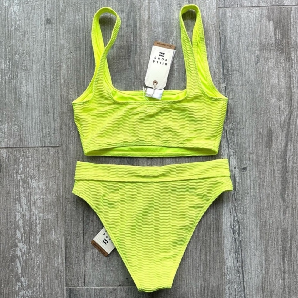 🔥🔥BILLABONG - WAVE TRIP CROP TANK MAUI BIKINI SET🔥🔥 - Picture 8 of 11